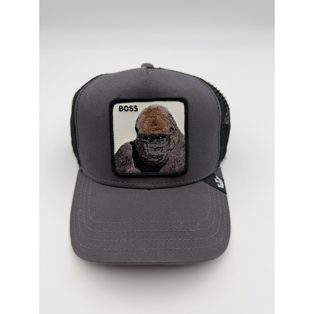 GOORIN BROS ADJUSTABLE HAT MENS THE BOSS "BOSS" 101-0512CHARC